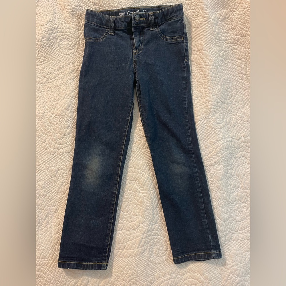 Girls size 6 straight leg jeans